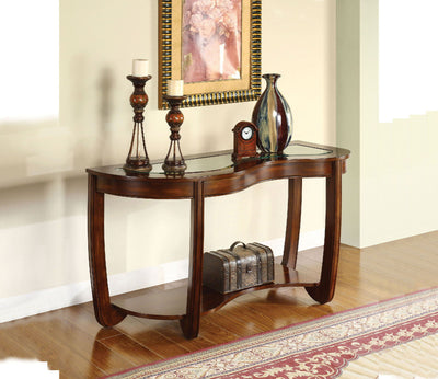 Crystal Falls - Sofa Table - Dark Cherry - Grand Furniture GA