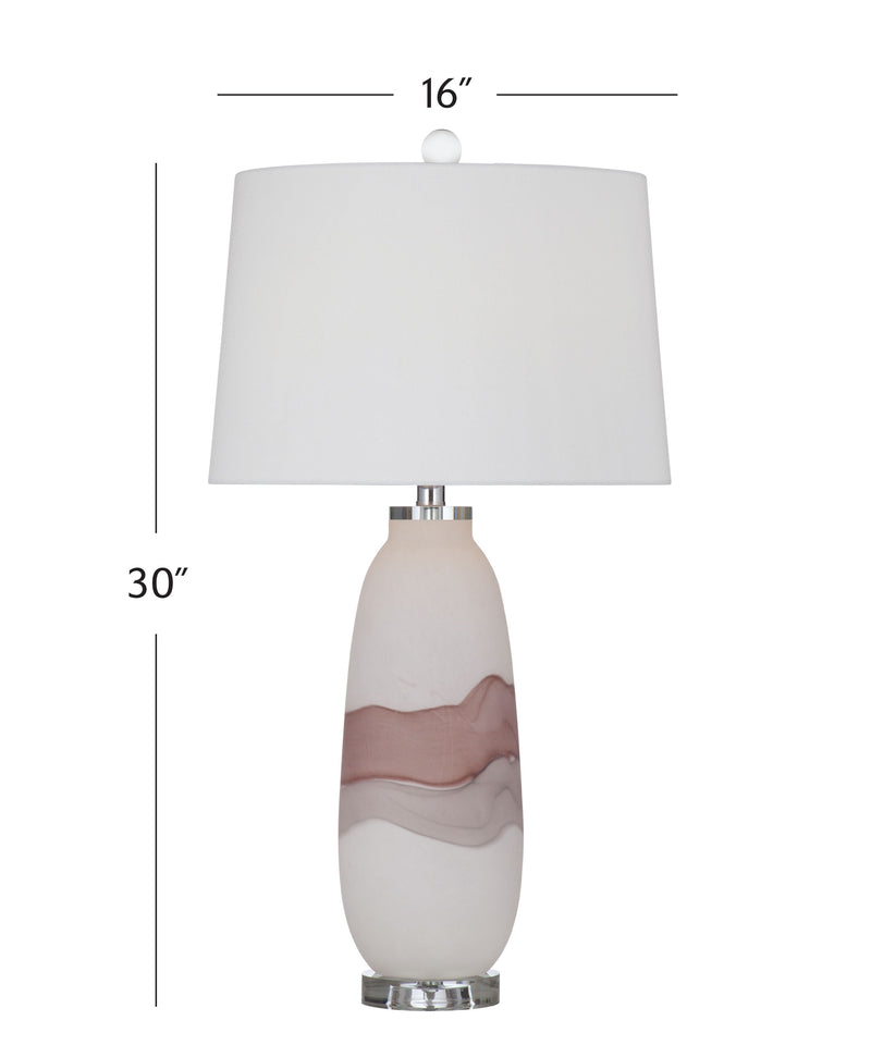 Benin - Table Lamp - Pink