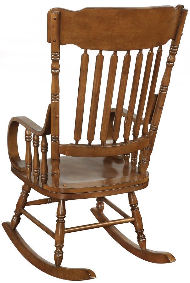 Sara - Back Rocking Chair - WArm - Brown.