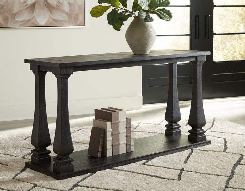 Wellturn - Black - Sofa Table.