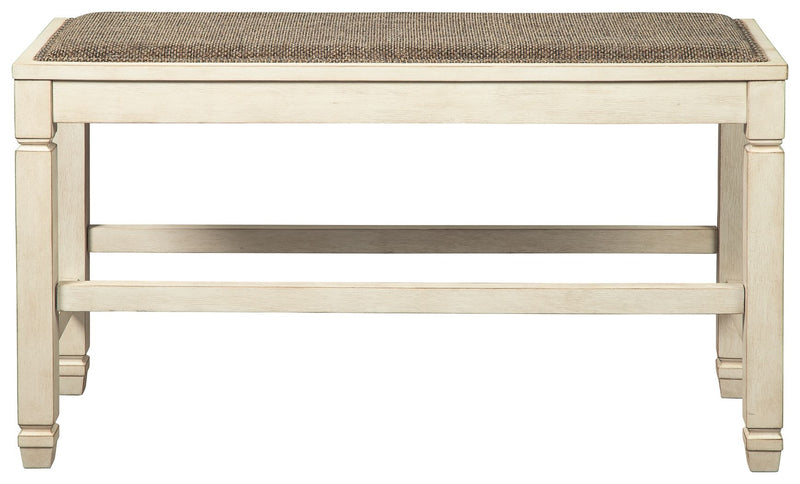 Bolanburg - Beige - Dbl Counter Uph Bench.