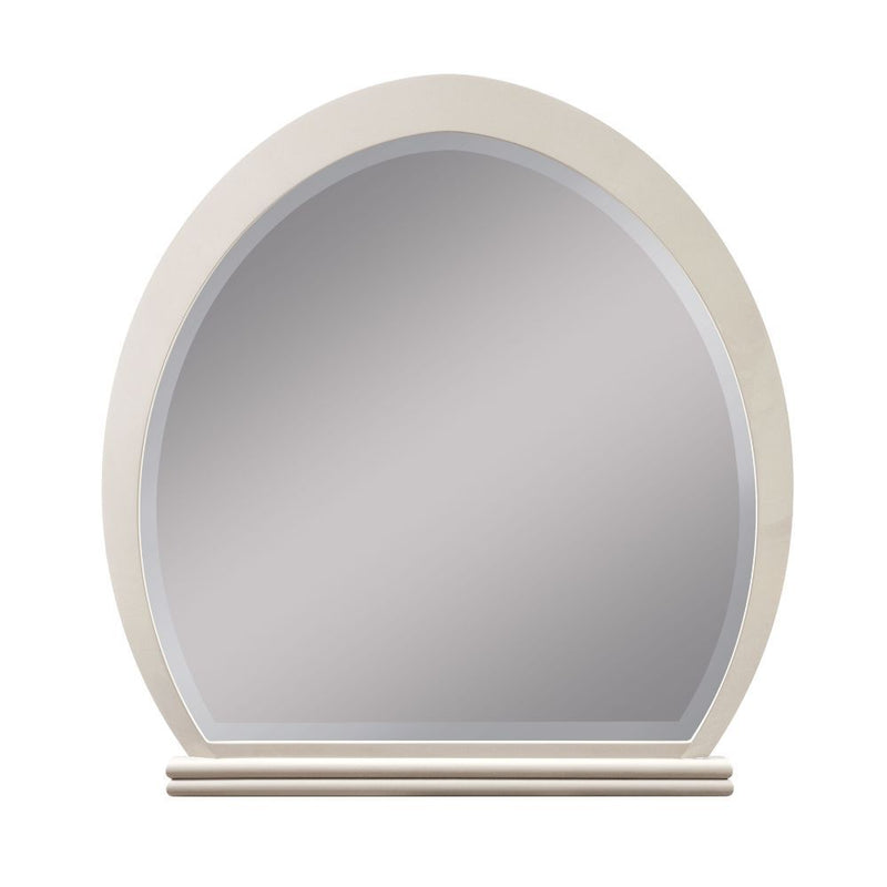 Allendale - Mirror - Ivory & Latte High Gloss - Grand Furniture GA