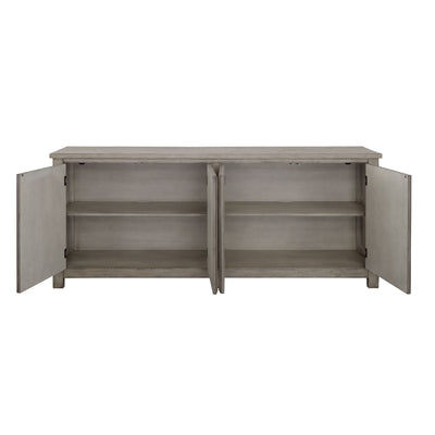 Spalding - Four Door Credenza - Grey