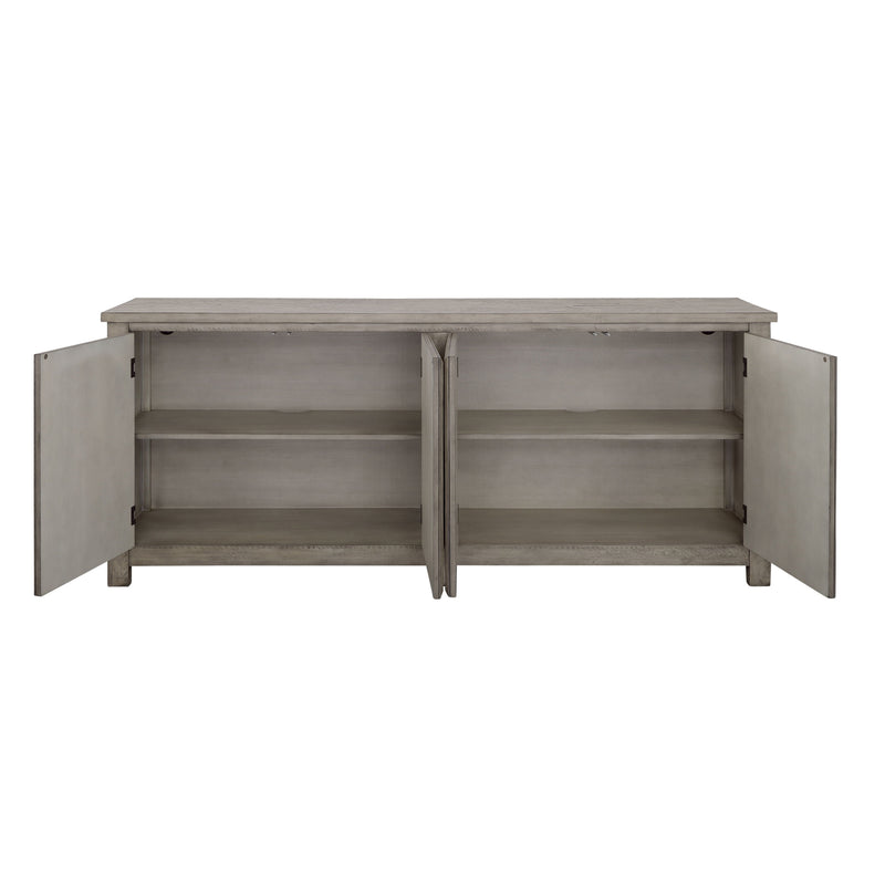 Spalding - Four Door Credenza - Grey