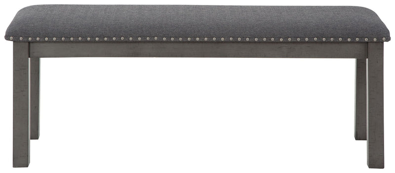 Myshanna - Gray - Upholstered Bench