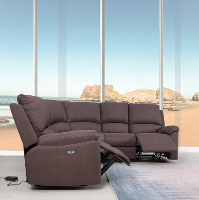 9241 - Reclining Power Sectional - Reclining Sectionals - Grand Furniture GA