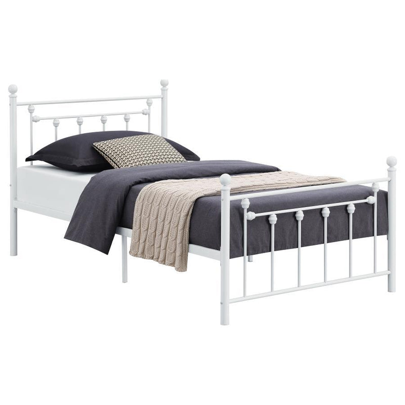 Canon - Metal Slatted Headboard Platform Bed