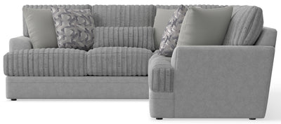 Titan - 2 Piece Sectional With Comfort Coil Seating And 8 Accent Pillows Included - Moonstruck