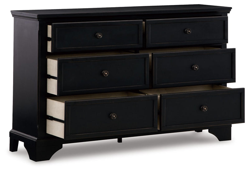 Chylanta - Black - Dresser.