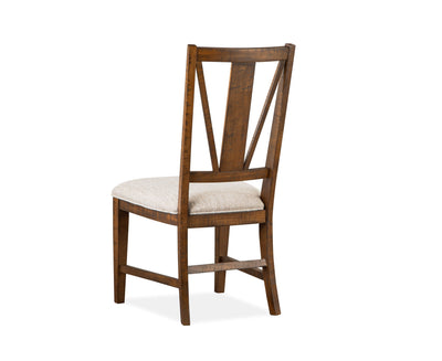 Bay Creek - Dining Side Chair With Upholstered Seat (Set of 2) - Toasted Nutmeg.