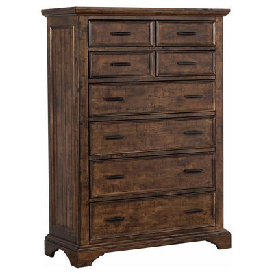 Elk Grove - 7-Drawer Chest - Vintage Bourbon.