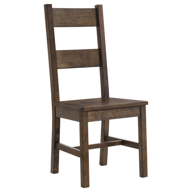 Coleman - Dining Side Chairs (Set of 2) - Rustic Golden Brown - Side Chairs - Grand Furniture GA