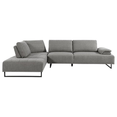 Arden - 2 Piece Adjustable Back Sectional - Taupe - Grand Furniture GA