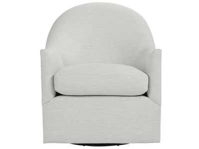 Roscoe Swivel Chair - Special Order - Pearl Silver.