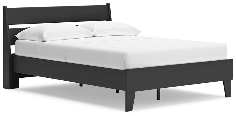 Socalle - Black - Full Panel Platform Bed