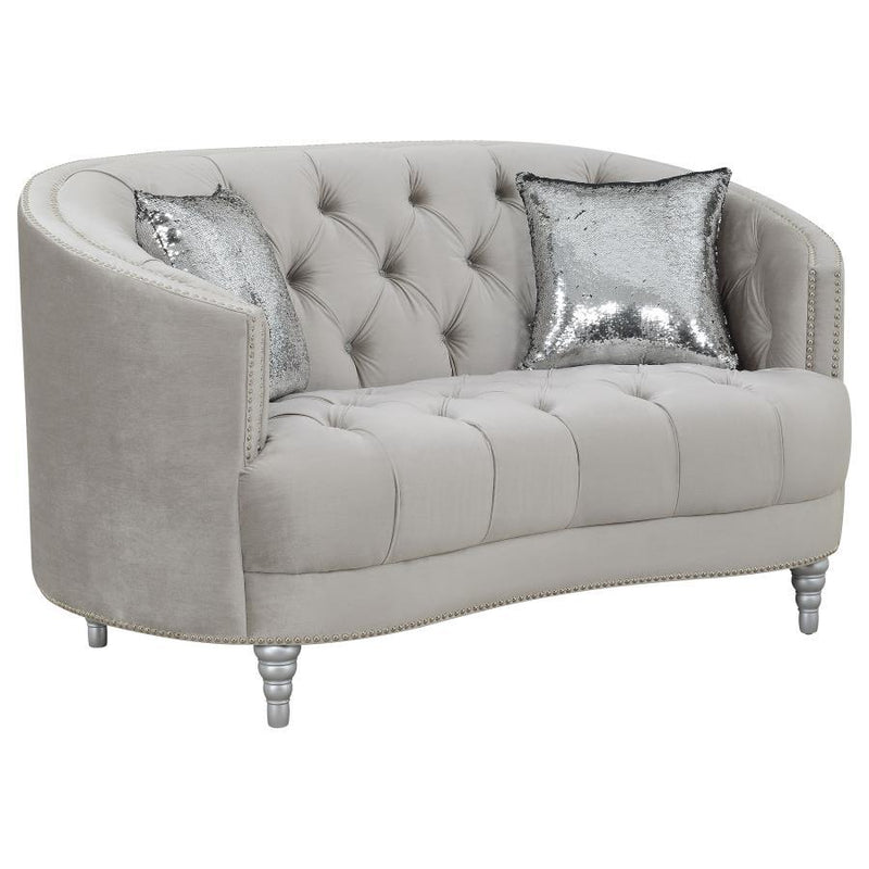 Avonlea - Upholstered Sloped Arm Loveseat - Grand Furniture GA