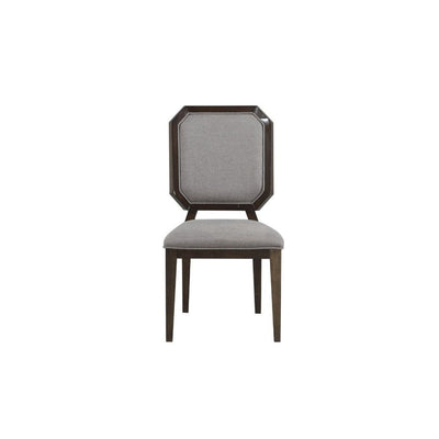 Selma - Side Chair (Set of 2) - Gray Fabric & Tobacco - Grand Furniture GA