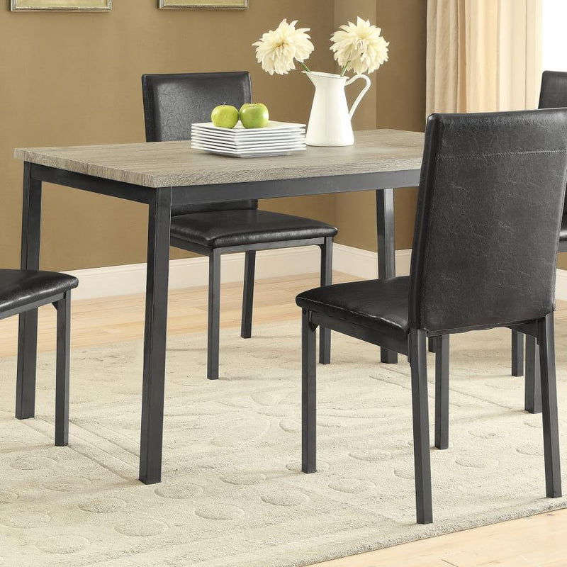 Garza - Rectangular Dining Table - Black.