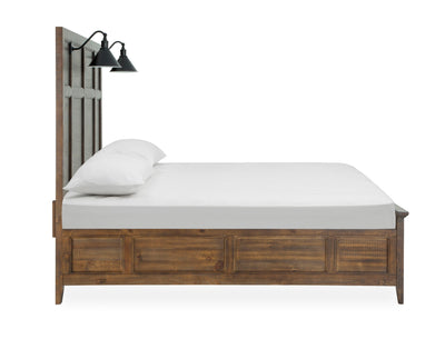 Bay Creek - Complete Lamp Panel Bed With Regular Rails.