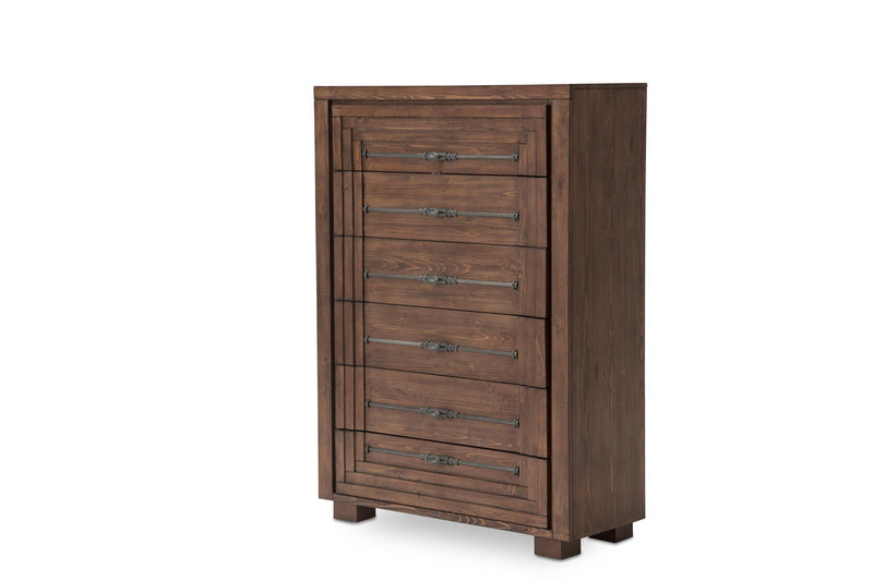 Carrollton - 6-Drawer Chest - Rustic Ranch.