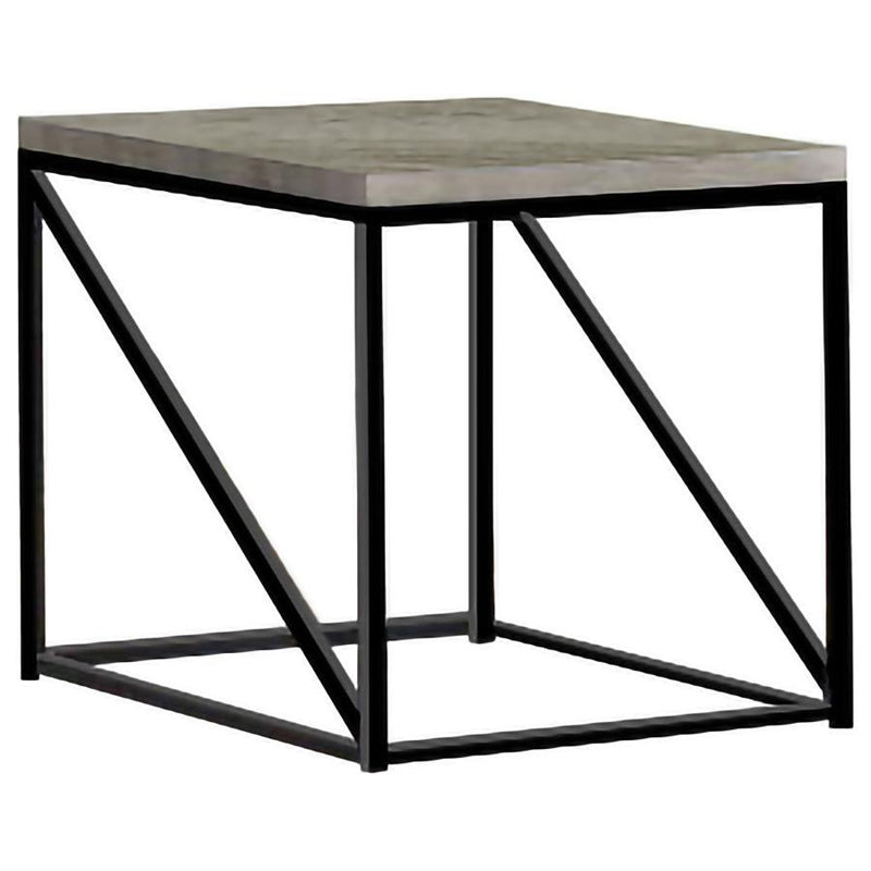 Birdie - Square End Table - Sonoma Grey.