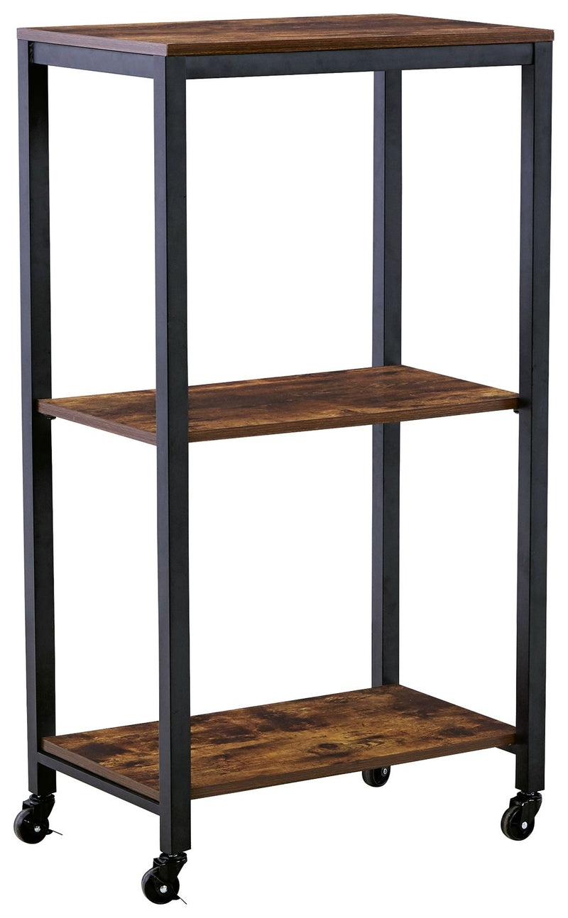 Bevinfield - Brown / Black - Bar Cart.