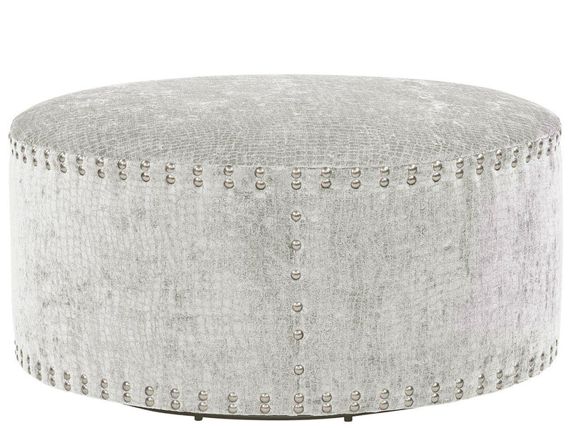 Pi - Outdoor Ottoman 36" - Special Order - Pearl Silver