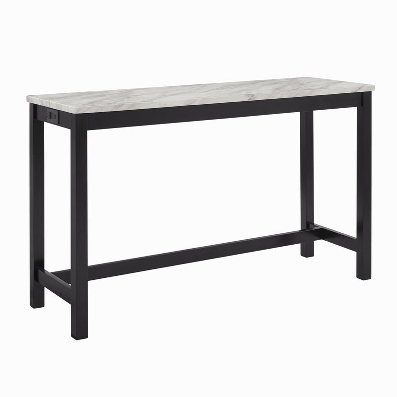 Celeste - Theater Bar Table With 3 Stools - Gray