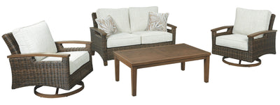 Paradise - Medium Brown - Loveseat W/Cushion