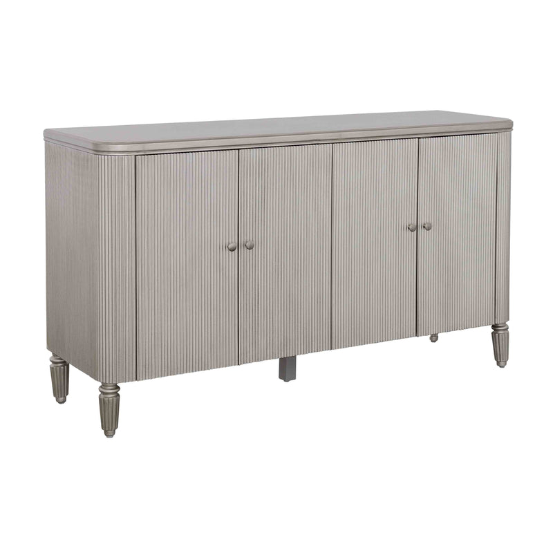 Charming - Champagne Four Door Credenza.