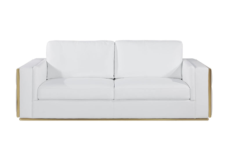 1130 - Top Grain Italian Leather Sofa