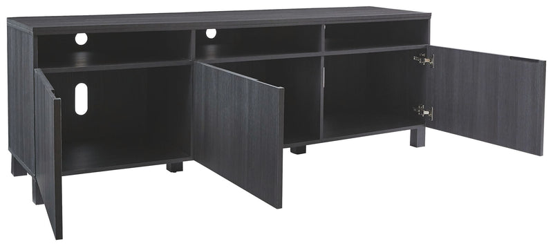 Yarlow - Black - Extra Large TV Stand.