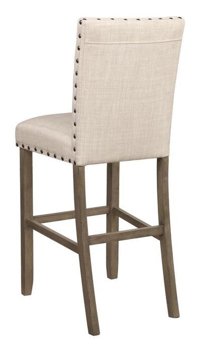 Ralland - Upholstered Bar Stools With Nailhead Trim (Set of 2)