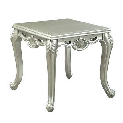 Qunsia - End Table - Champagne Finish - Grand Furniture GA