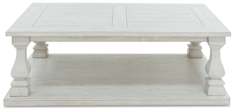 Arlendyne - Antique White - Rectangular Cocktail Table.