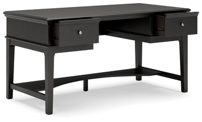 Beckincreek - Black - Home Office Storage Leg Desk.