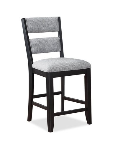 Frey - Counter Height Chair (Set of 2) - Black - Grand Furniture GA