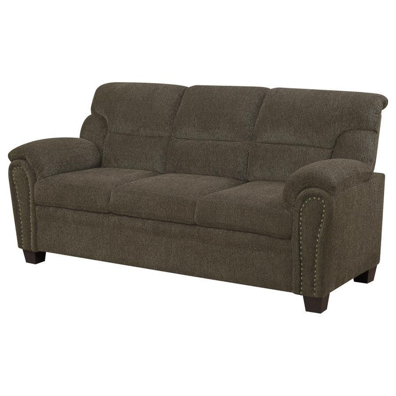 Clemintine - Upholstered Sofa with Nailhead Trim - Grand Furniture GA