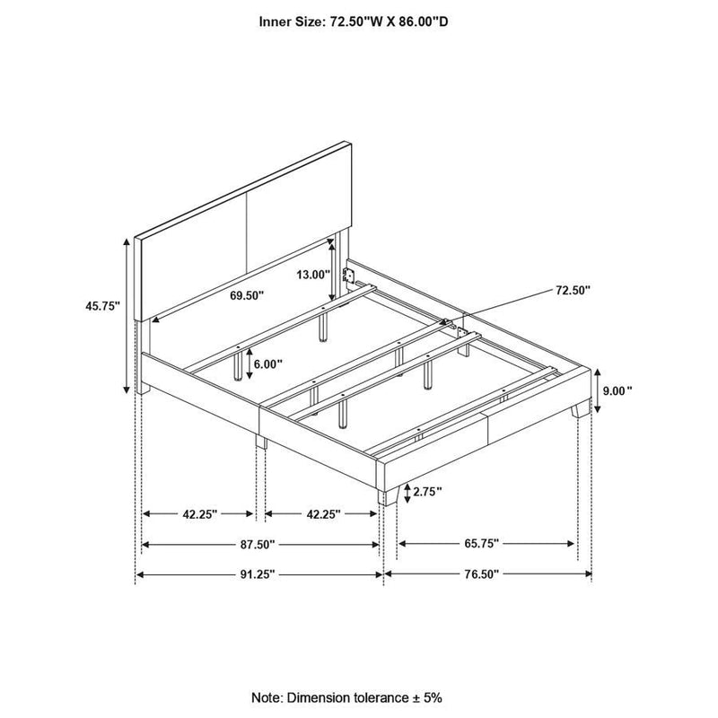 Dorian - Upholstered Bed - Grand Furniture GA