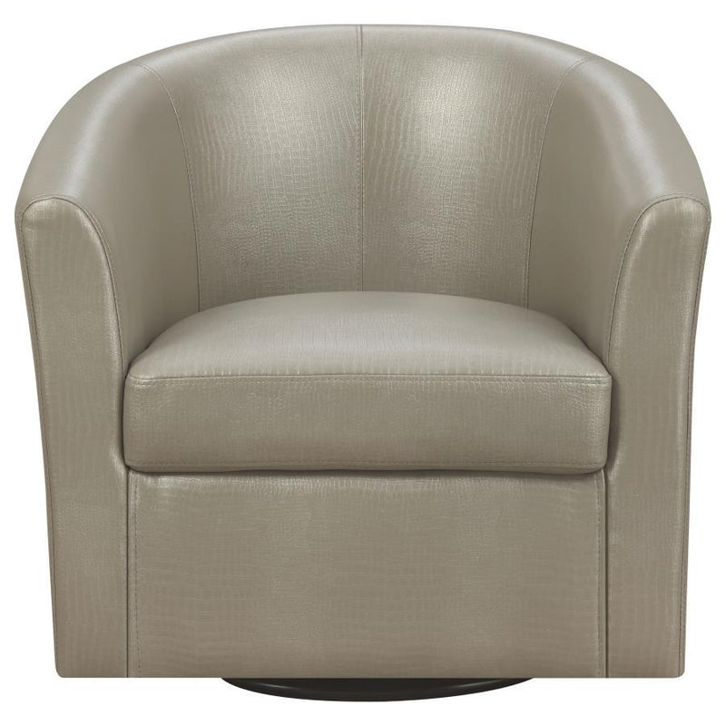 Turner - Upholstery Sloped Arm Accent Swivel Chair.