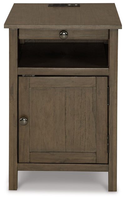 Treytown - Grayish Brown - Chair Side End Table.