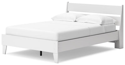 Socalle - Two-tone - Full Panel Platform Bed