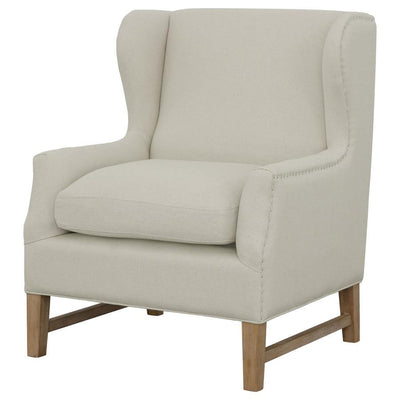 Fleur - Wing Back Accent Chair - Cream.