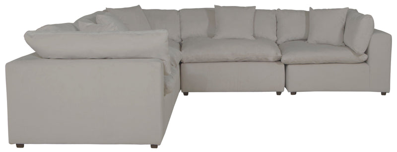 Posh - 5 Piece Modular Sectional With 2 Armless, 3 Corners