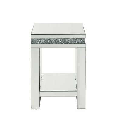 Noralie - End Table - Pearl Silver