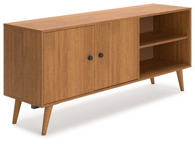 Thadamere - Brown - Large TV Stand.