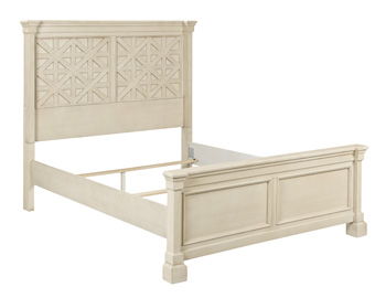 Bolanburg - Antique White - Queen Panel Footboard.