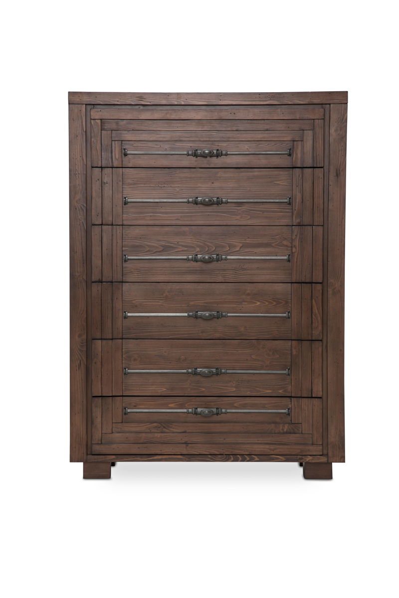 Carrollton - 6-Drawer Chest - Rustic Ranch.