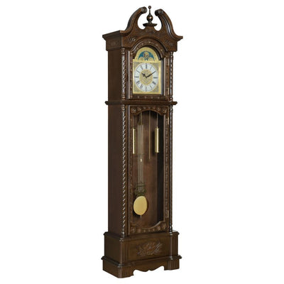 Cedric - Grandfather Clock With Chime - Golden Brown.