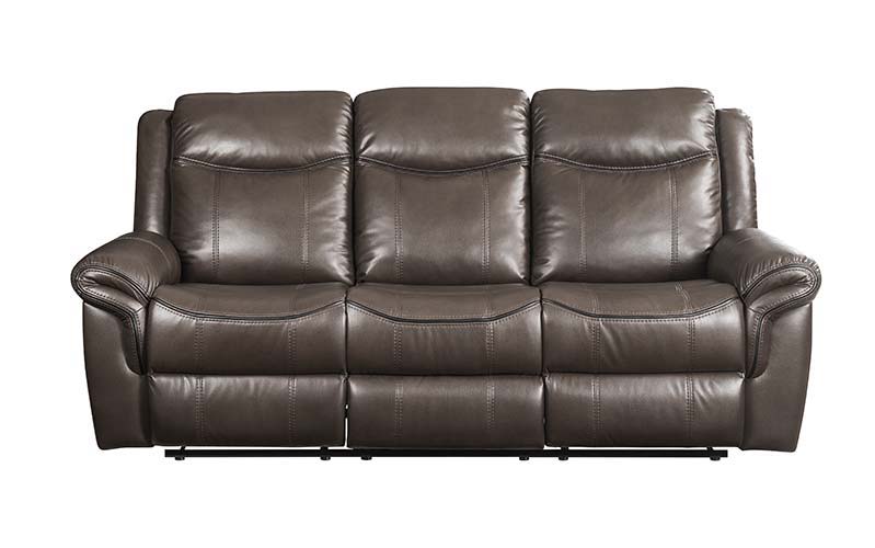 Lydia - Sofa - Brown Leather Aire